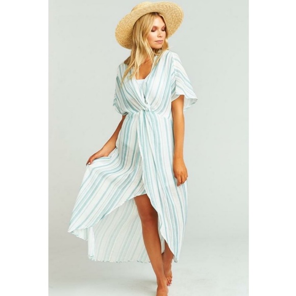 Show Me Your Mumu Get Twisted Striped Maxi Dress - Picture 13 of 13